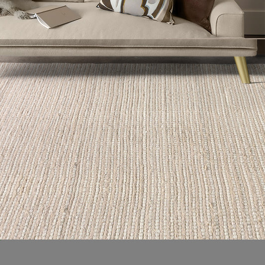 DRYSDALE RUG - WOOL/COTTON - IVORY