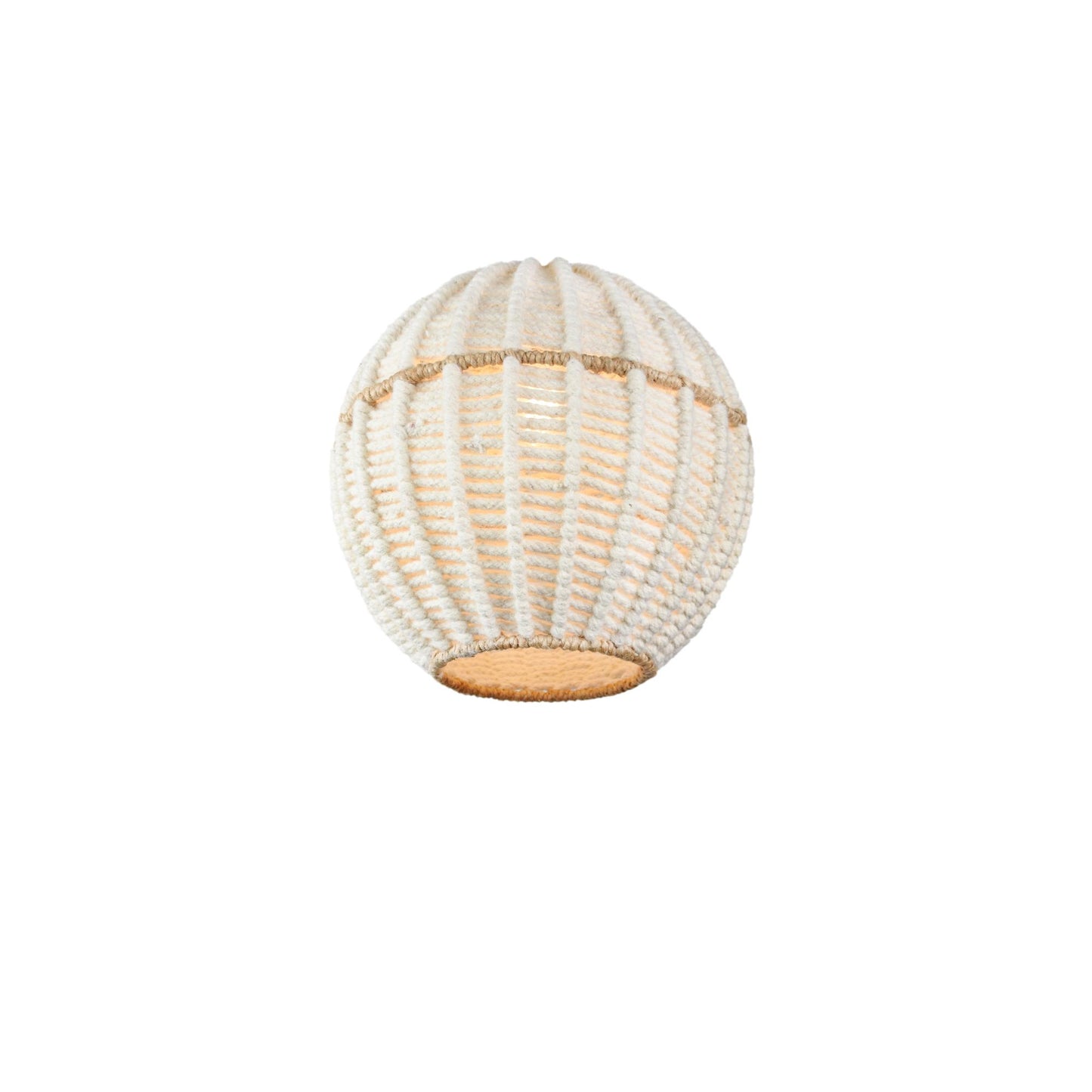 EADAIR - III LAMP - IVORY/NATURAL - HAND MADE - JUTE/WOOL