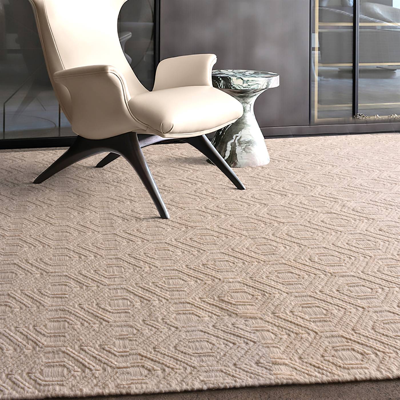 Area Rug, Bedroom Rug, Living Room Rug, Living Area Rug, Indian Rug, Office Carpet, Office Rug, Shop Rug Online, Natural White, Wool, Punja Kelim, Punja, All Cut, Intricate