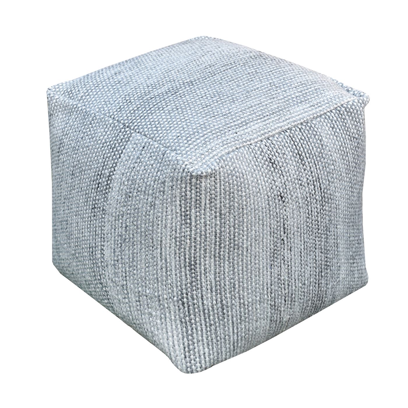 Ellos Pouf, Pet, Grey, Pitloom, Flat Weave