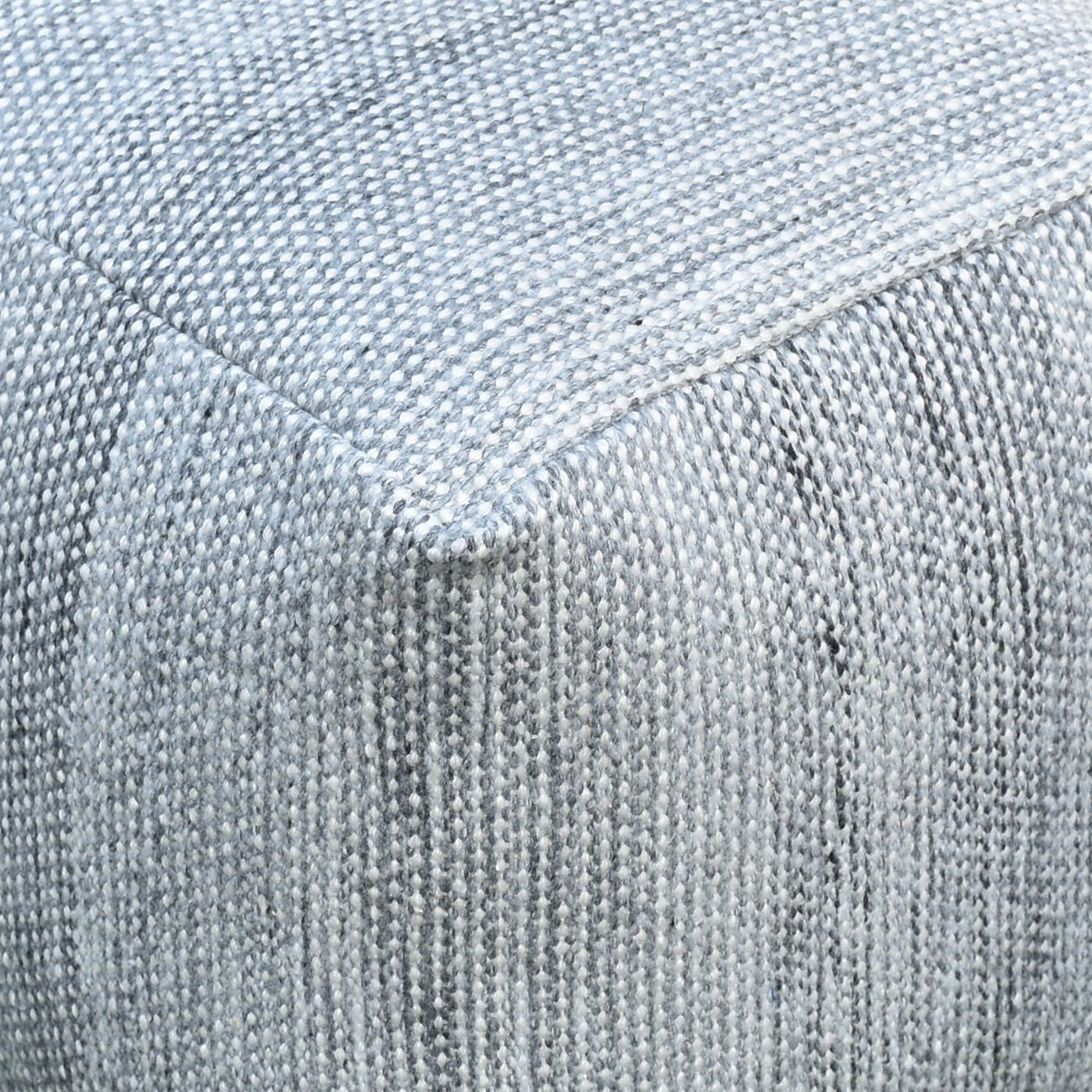 Ellos Pouf, Pet, Grey, Pitloom, Flat Weave
