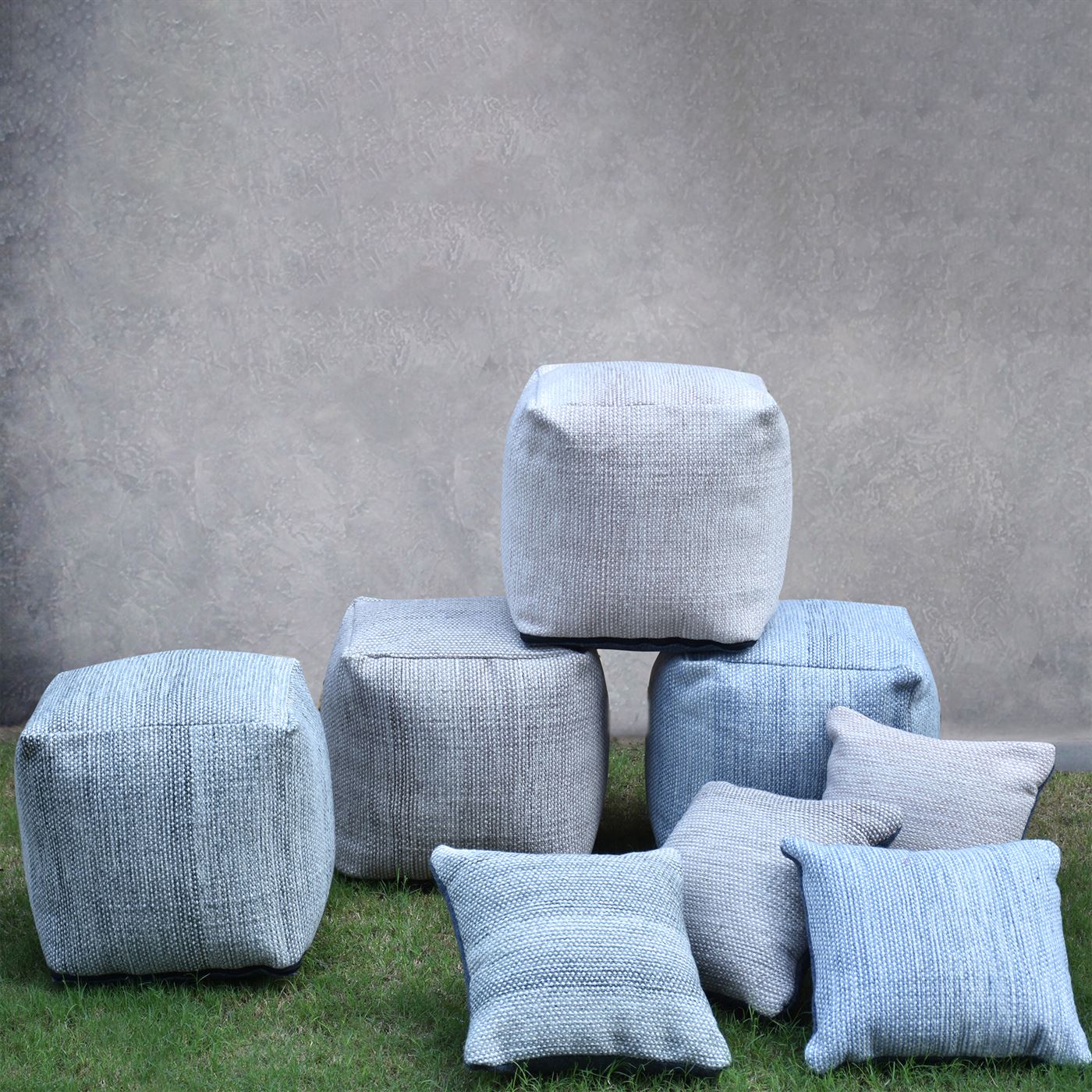 Ellos Pouf, Pet, Pitloom, Flat Weave