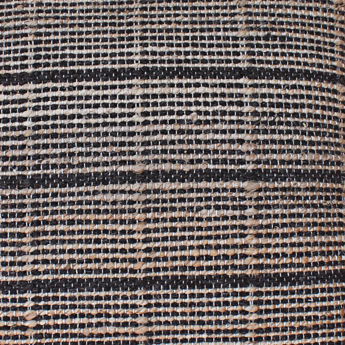 Elnora Cushion, 56x56 cm, Natural, Linen, Jute, Wool, Hand Woven, Pitloom, Flat Weave