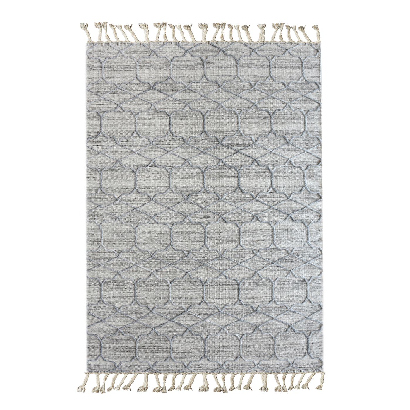 Area Rug, Bedroom Rug, Living Room Rug, Living Area Rug, Indian Rug, Office Carpet, Office Rug, Shop Rug Online, Wool, Viscose, Natural, Grey, Pitloom, Flat Weave, Geometrical
