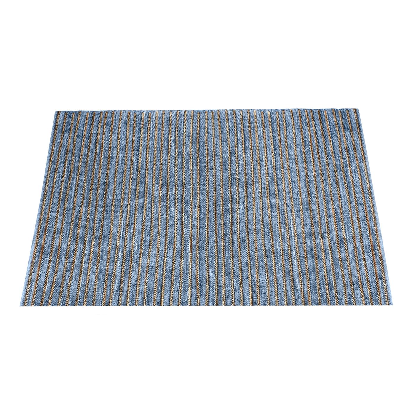 Area Rug, Bedroom Rug, Living Room Rug, Living Area Rug, Indian Rug, Office Carpet, Office Rug, Shop Rug Online, Hemp, Leather, Dark Grey, Pitloom, Flat Weave, Stripes