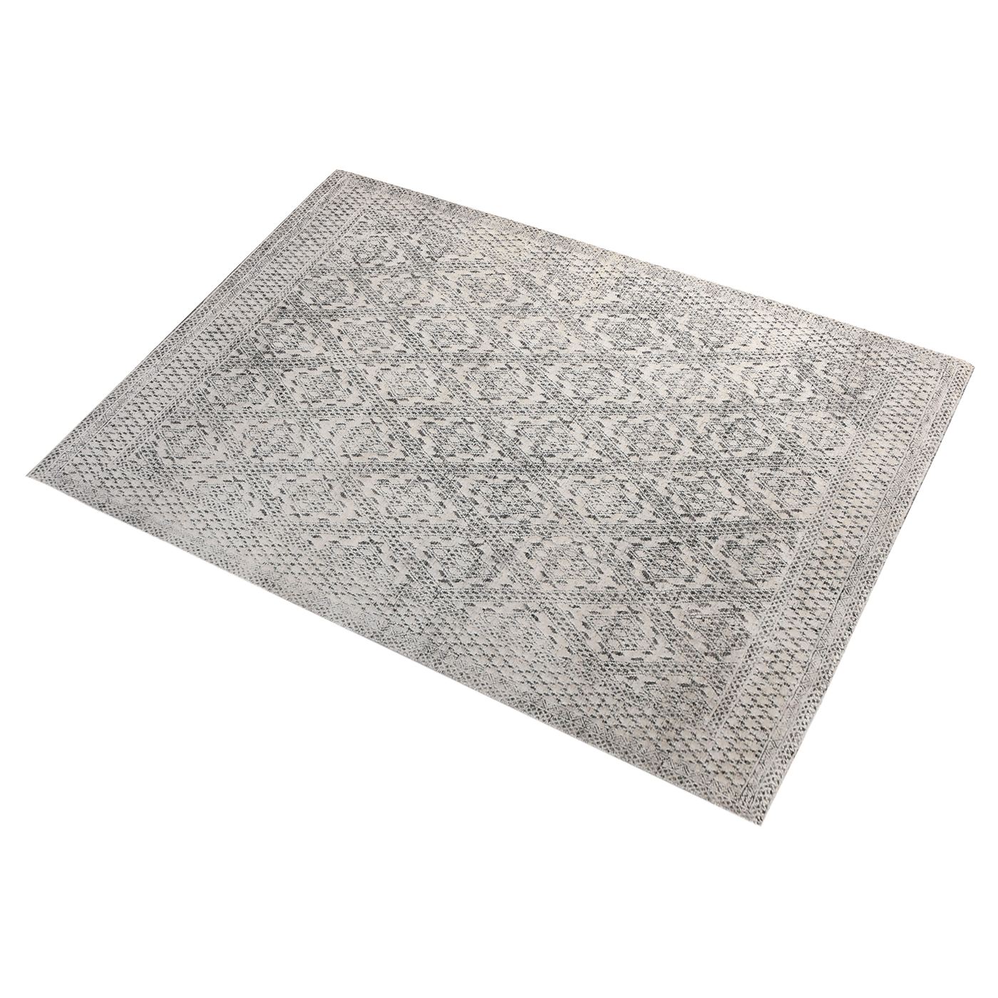 Area Rug, Bedroom Rug, Living Room Rug, Living Area Rug, Indian Rug, Office Carpet, Office Rug, Shop Rug Online, Wool, Natural White, Natural, Hand knotted, All Cut, Boho-Chic