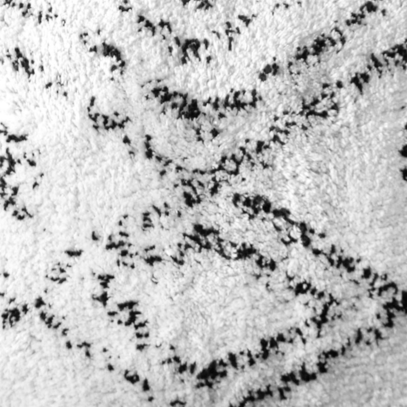 Fissa Pillow, Cotton, Natural White, Charcoal