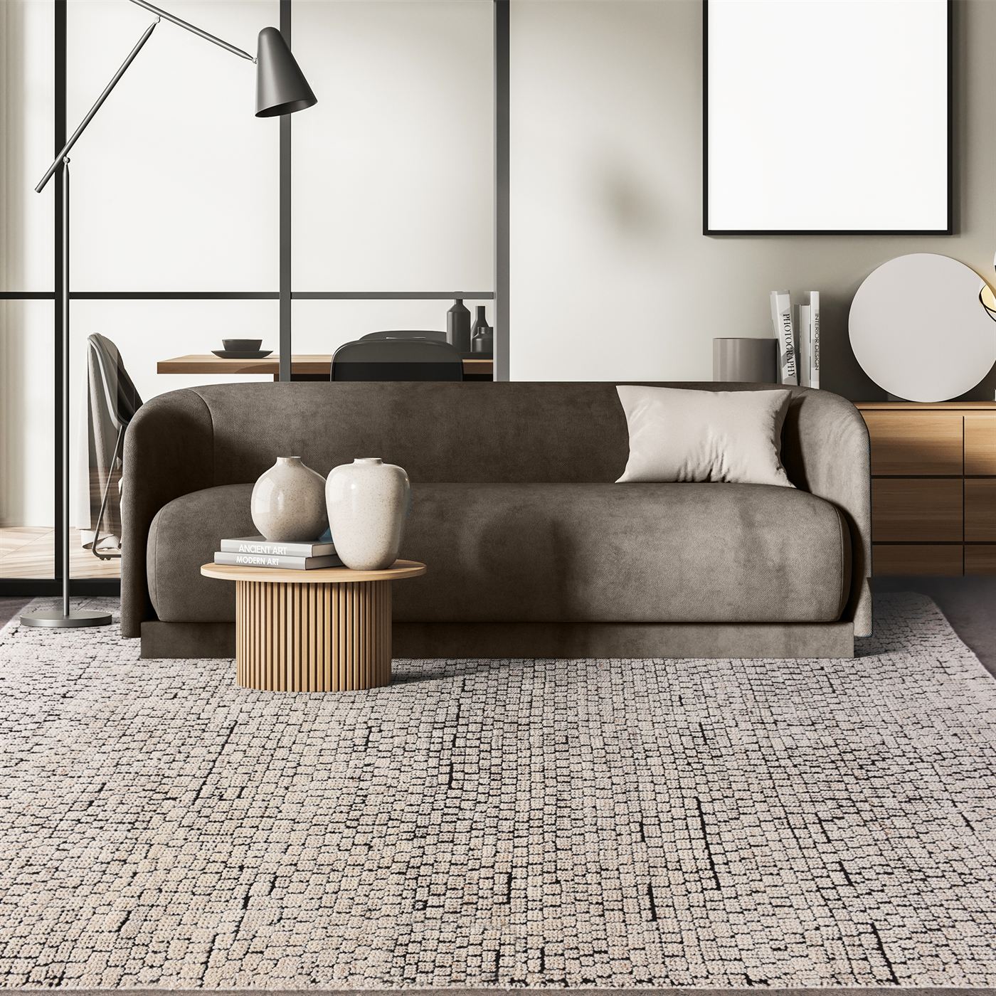 Area Rug, Bedroom Rug, Living Room Rug, Living Area Rug, Indian Rug, Office Carpet, Office Rug, Shop Rug Online, Wool, Natural White, Hand knotted, All Cut, intricate