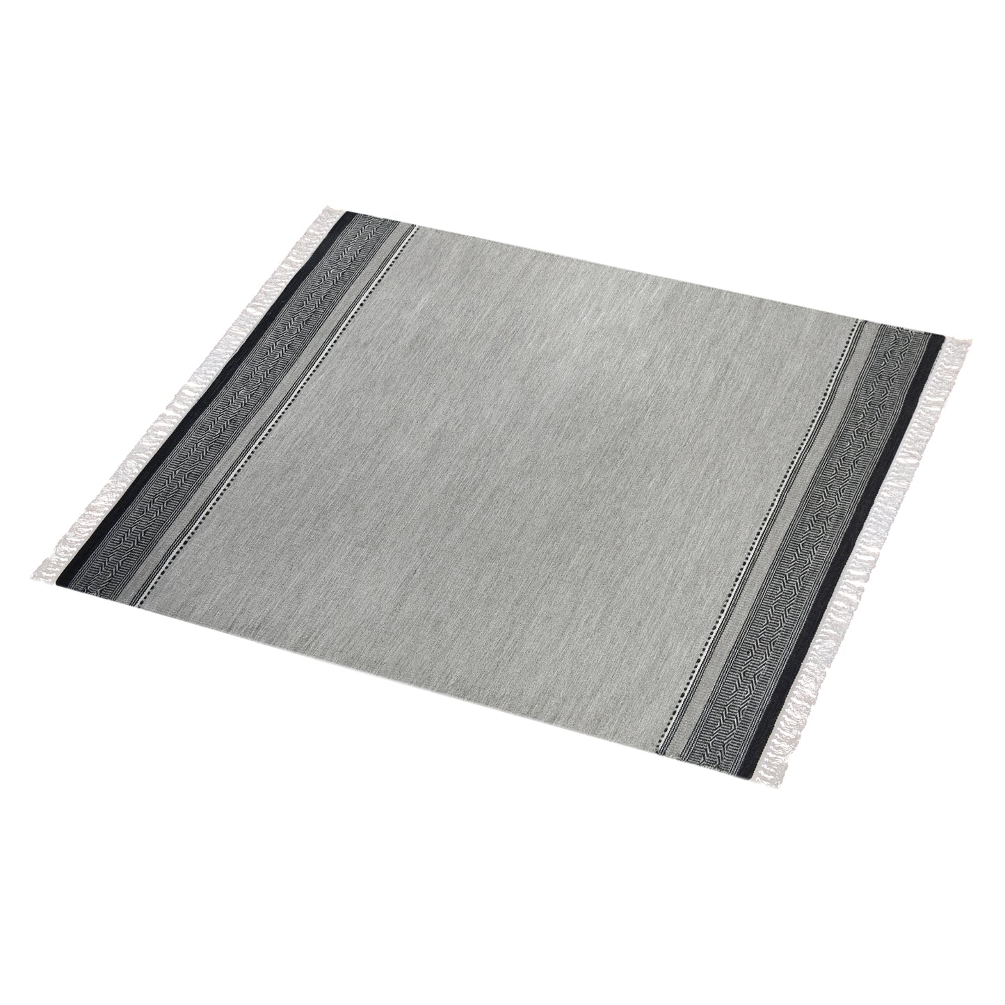 GAJAH RUG - GREY/ CHARCOAL - WOOL