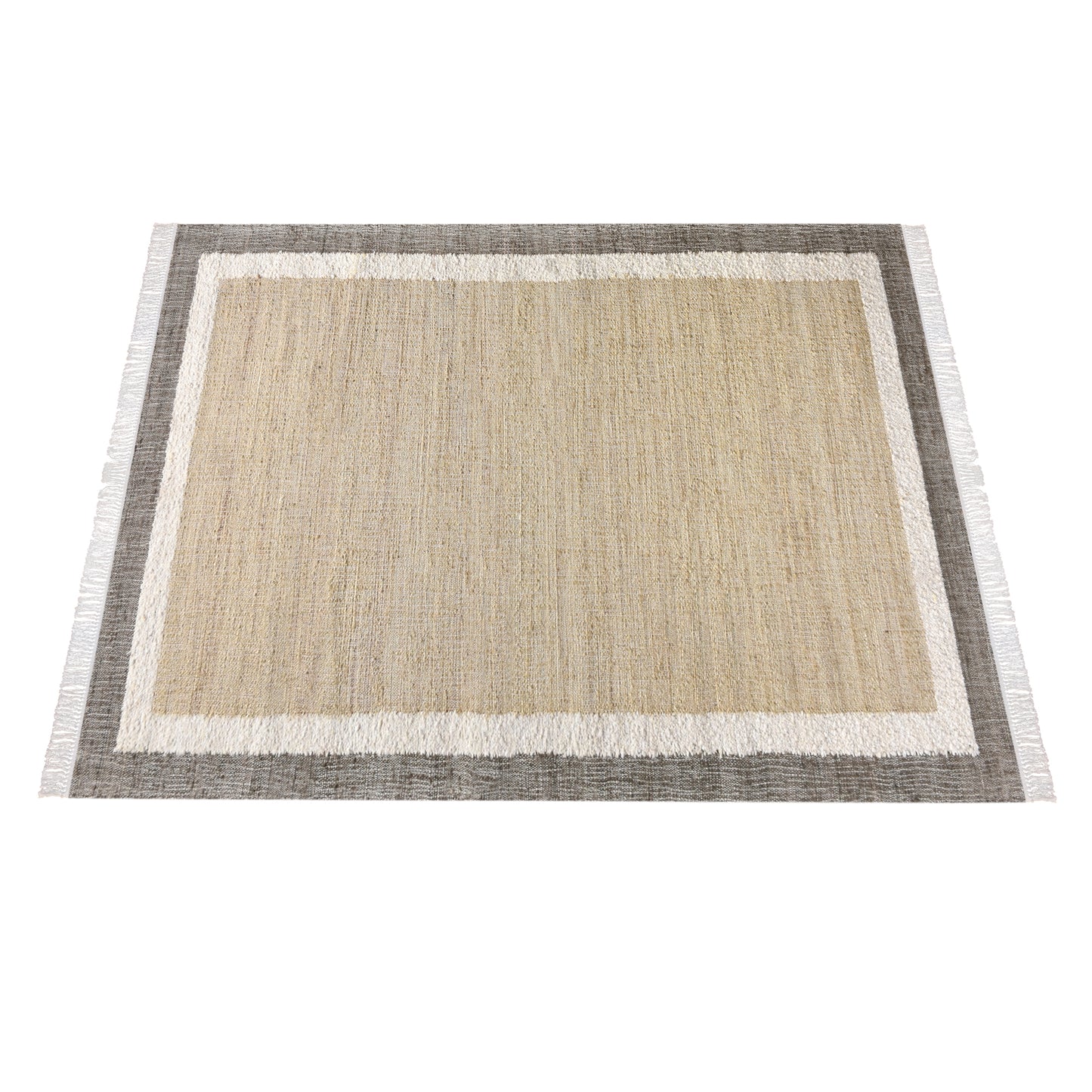 GLOUCESTER RUG - NATURAL/SAGE - JUTE/WOOL