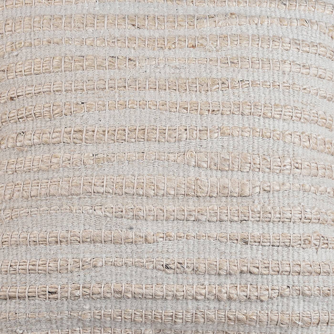 Graclosa Cushion, 45x45 cm, Natural White, Jute, Hand Woven, Pitloom, Flat Weave