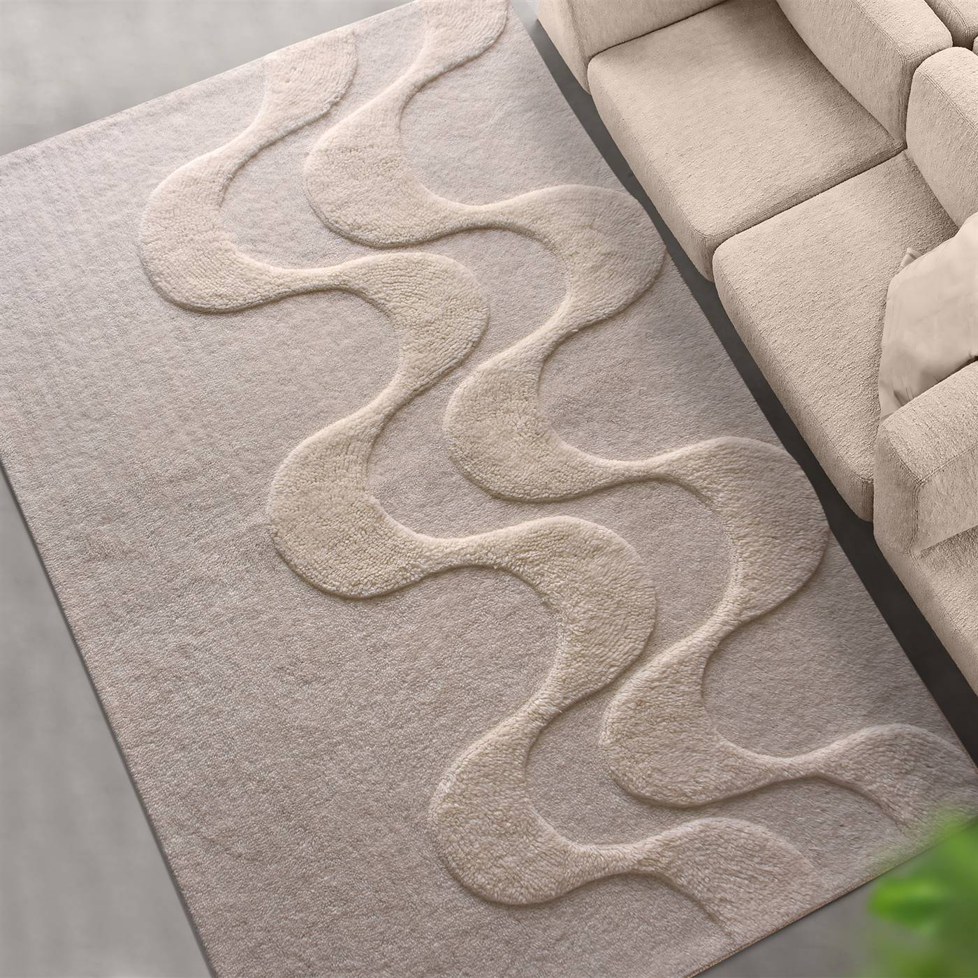 Area Rug, Bedroom Rug, Living Room Rug, Living Area Rug, Indian Rug, Office Carpet, Office Rug, Shop Rug Online, Natural White, Nz Wool, Table Tufted, Bm Sn, All Cut, Zig Zag