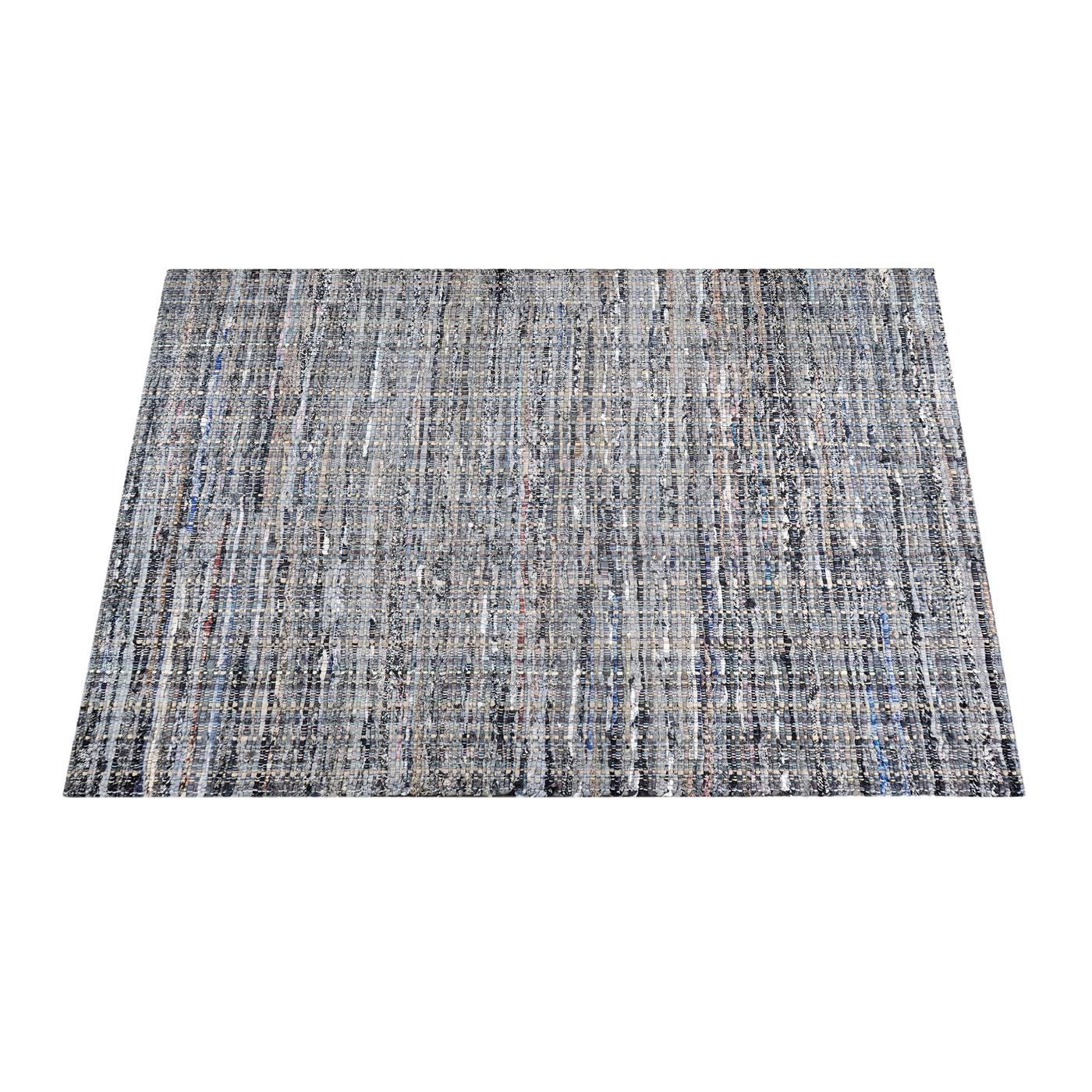 Area Rug, Bedroom Rug, Living Room Rug, Living Area Rug, Indian Rug, Office Carpet, Office Rug, Shop Rug Online,  Recycled Fabric, Hemp, Blue, Pitloom, Flat Weave, Textured