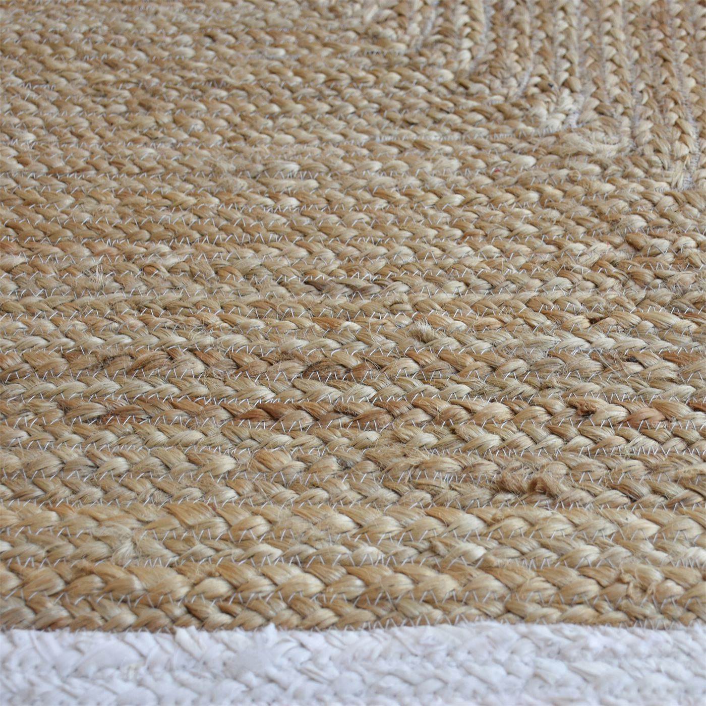 Area Rug, Bedroom Rug, Living Room Rug, Living Area Rug, Indian Rug, Office Carpet, Office Rug, Shop Rug Online, Hemp, Recycled Fabric, Natural White, Natural, Hm Stitching, Flat Weave, Braided