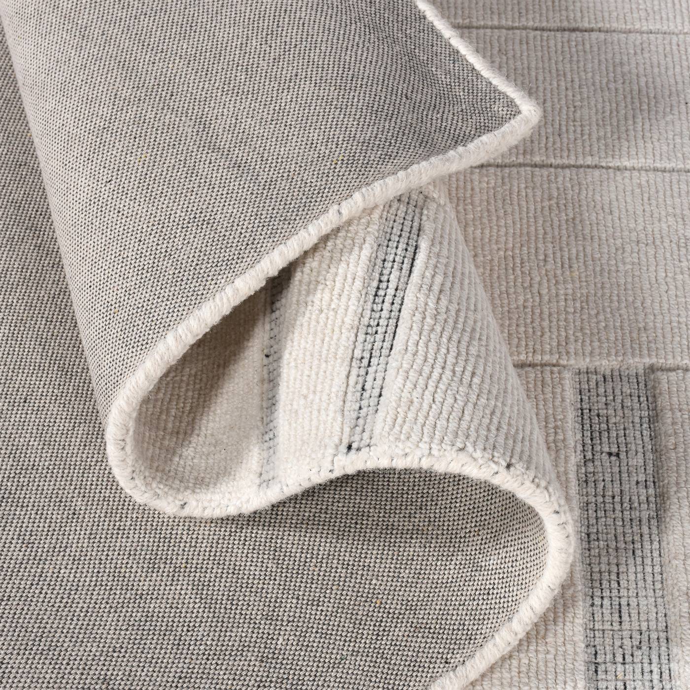 Area Rug, Bedroom Rug, Living Room Rug, Living Area Rug, Indian Rug, Office Carpet, Office Rug, Shop Rug Online, Natural White, Wool, Hand Woven, Over Tufted, Handwoven, Cut And Loop, Geometric