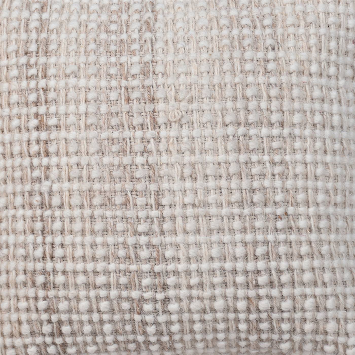 Highland Cushion, 45x45 cm, Natural White, Wool, Hand Woven, Handwoven, All Loop