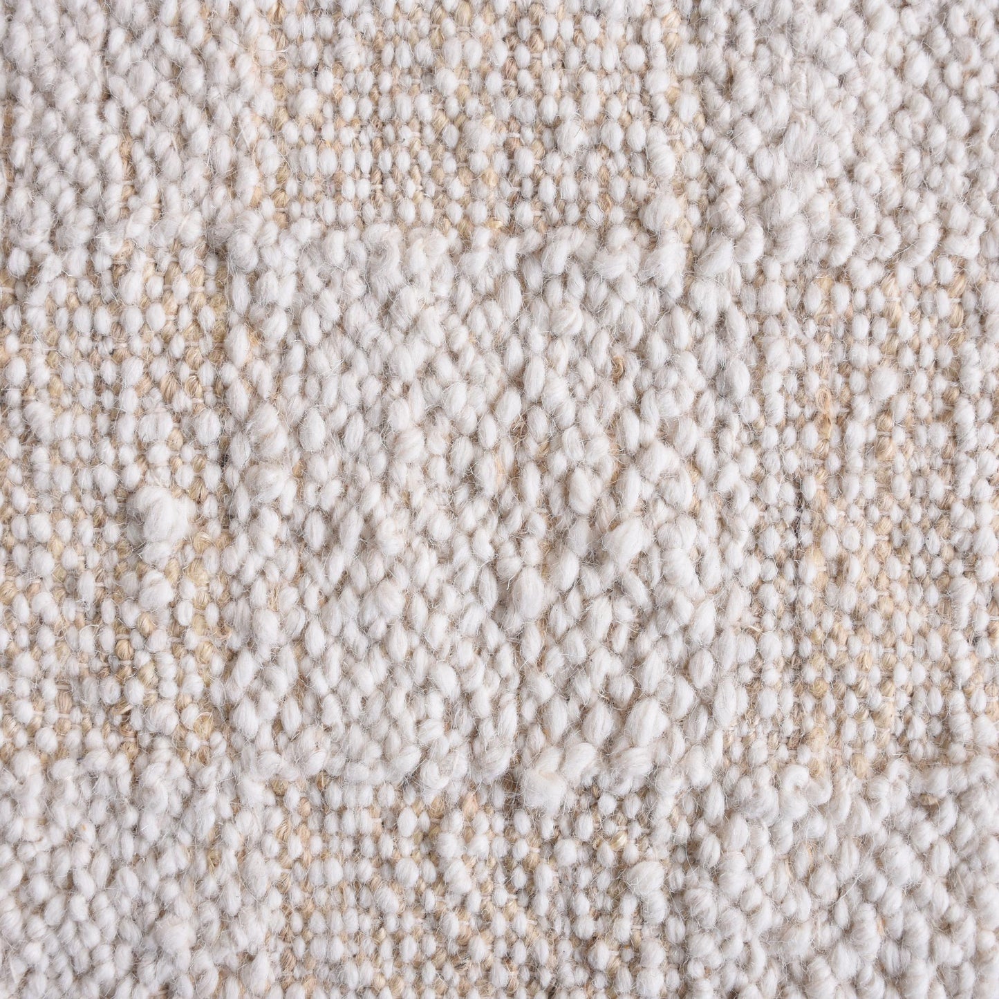 HOREZU RUG - NATURAL/IVORY - HANDWOVEN - WOOL/JUTE
