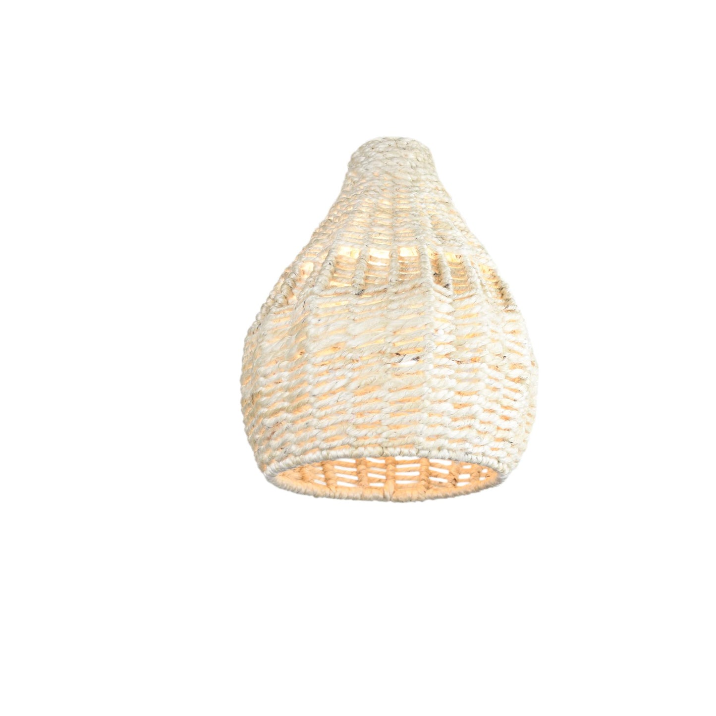 HOWTH LAMP - IVORY - HAND MADE - JUTE