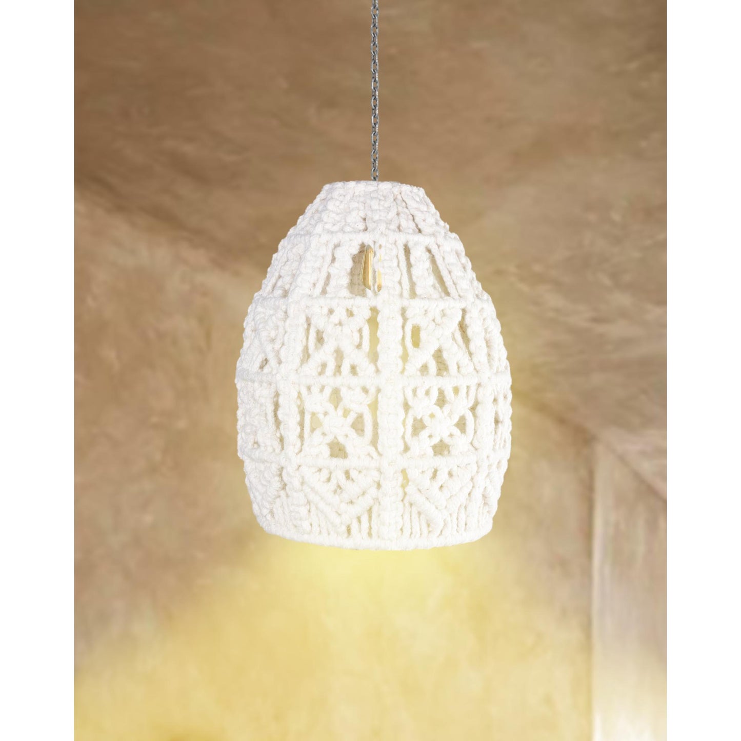 IMERI LAMP - IVORY - HAND MADE - WOOL DORI