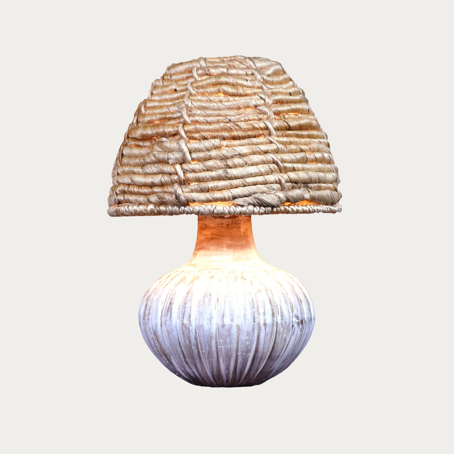 ISLAEN TABLE LAMP - NATURAL - HAND MADE - JUTE