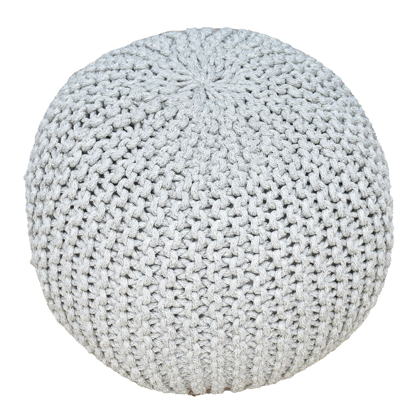 Jarrow Pouf, Pet, Natural White