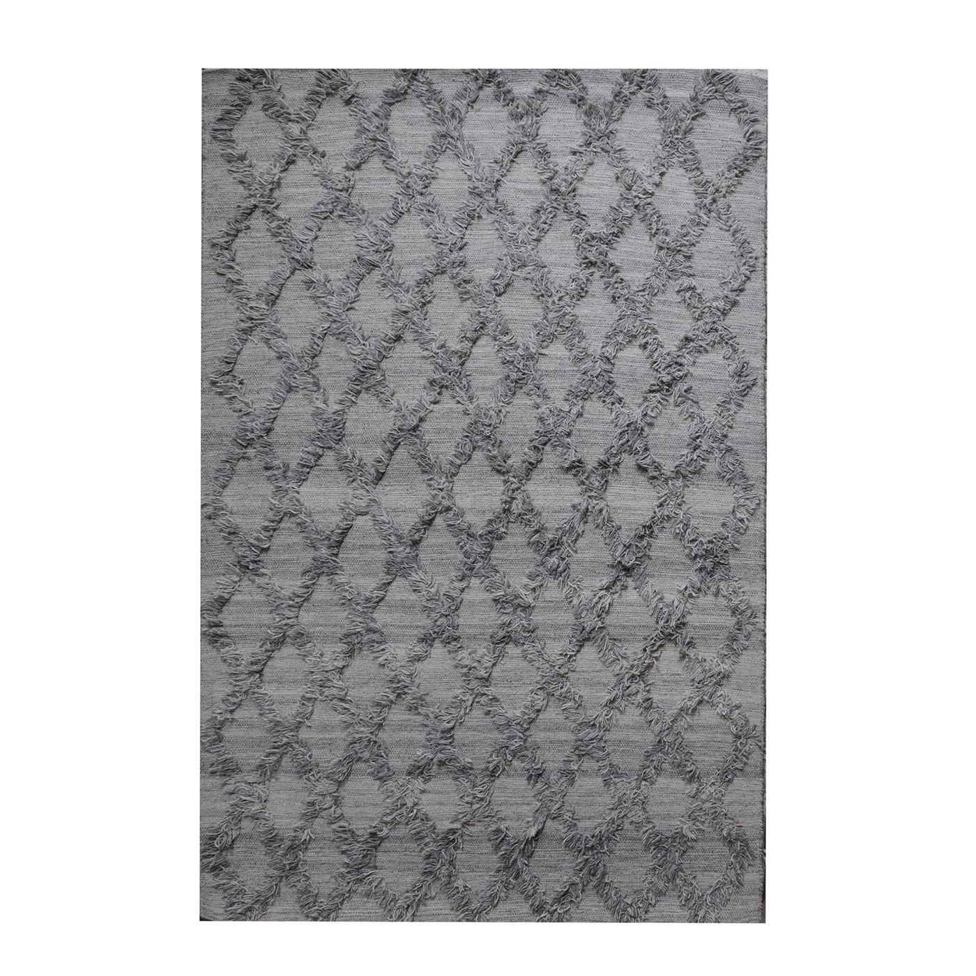 Area Rug, Bedroom Rug, Living Room Rug, Living Area Rug, Indian Rug, Office Carpet, Office Rug, Shop Rug Online, Wool, Grey, Pitloom, All Cut, Dimond