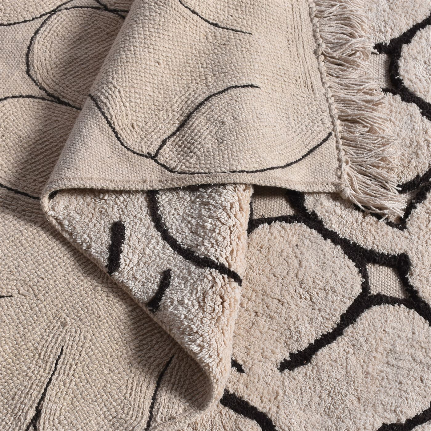 Area Rug, Bedroom Rug, Living Room Rug, Living Area Rug, Indian Rug, Office Carpet, Office Rug, Shop Rug Online, Cotton, Natural White, Brown, Bm Sn, All Cut, modern