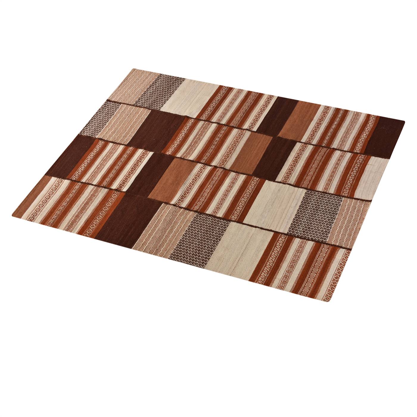 Area Rug, Bedroom Rug, Living Room Rug, Living Area Rug, Indian Rug, Office Carpet, Office Rug, Shop Rug Online, Rust, Wool, Hand Woven , Pitloom, Flat Weave, Rustic