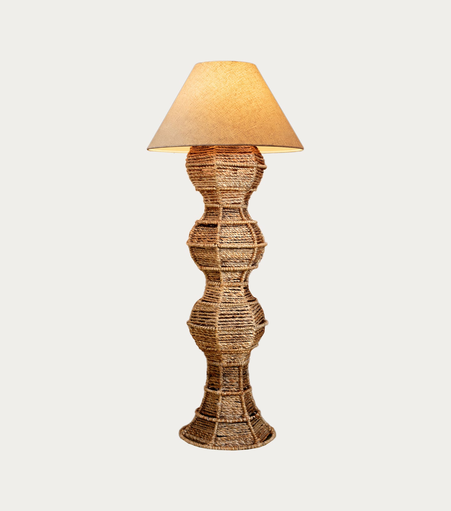 KRNEX FLOOR LAMP - NATURAL - HAND MADE - JUTE