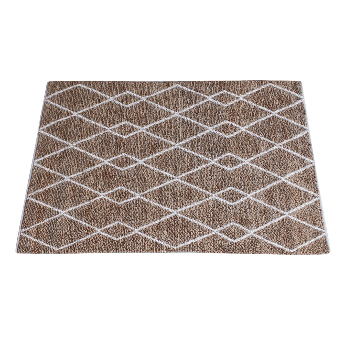 Area Rug, Bedroom Rug, Living Room Rug, Living Area Rug, Indian Rug, Office Carpet, Office Rug, Shop Rug Online, Hemp,  Wool, Natural White,  Natural, Pitloom, All Loop, Geometrical