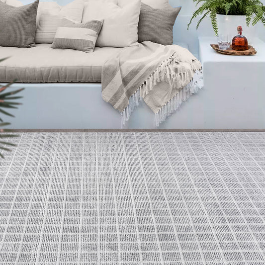LATY RUG - PET - WHITE/GREY