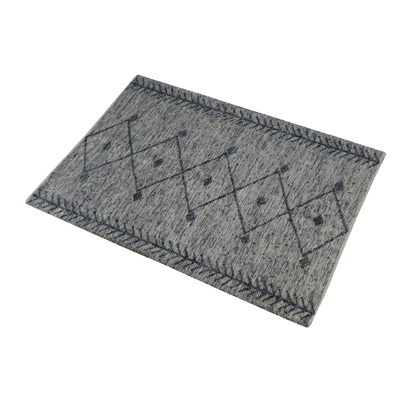 Area Rug, Bedroom Rug, Living Room Rug, Living Area Rug, Indian Rug, Office Carpet, Office Rug, Shop Rug Online, Leather, Grey, Pitloom, Flat Weave, Geometrical