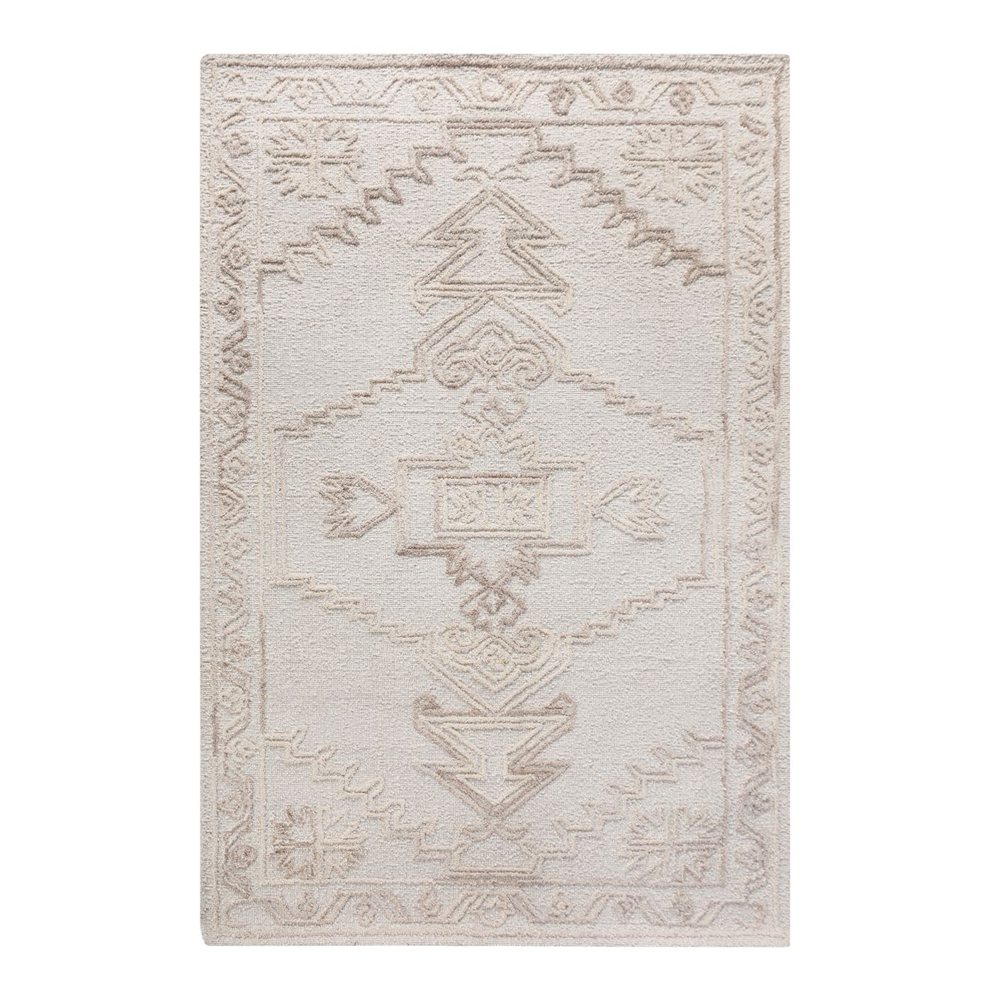Area Rug, Bedroom Rug, Living Room Rug, Living Area Rug, Indian Rug, Office Carpet, Office Rug, Shop Rug Online, Wool, Natural White, Pitloom, All Cut, tribal