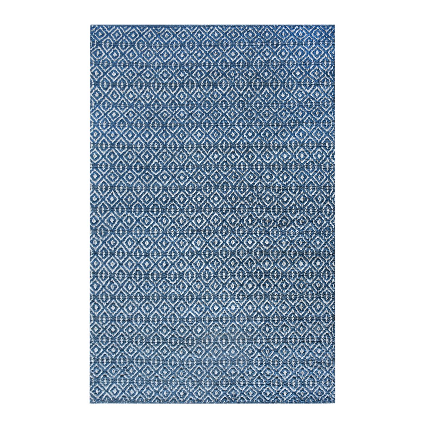 Area Rug, Bedroom Rug, Living Room Rug, Living Area Rug, Indian Rug, Office Carpet, Office Rug, Shop Rug Online, Hemp,  Cotton, Blue, Pitloom, All Loop, Geometrical