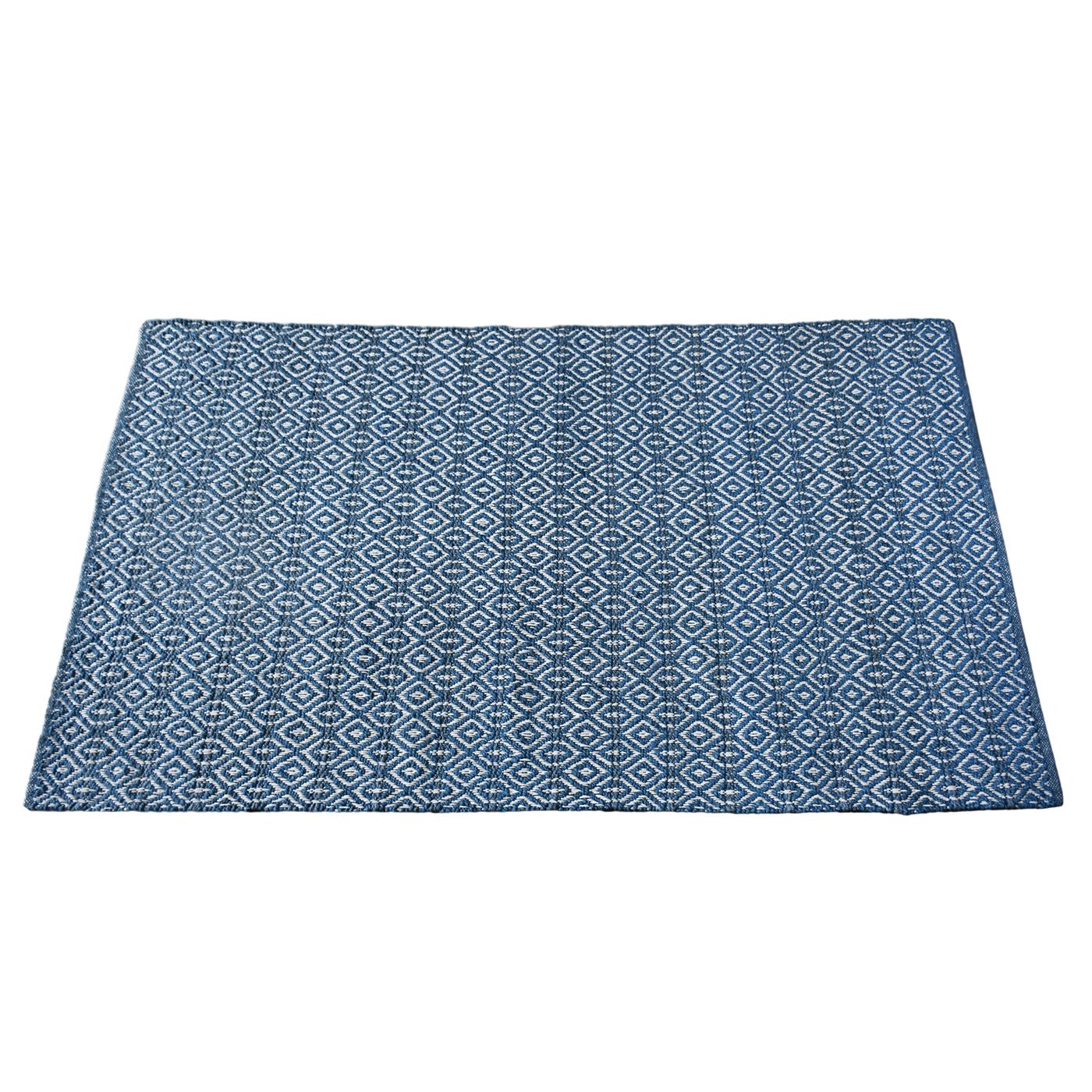 Area Rug, Bedroom Rug, Living Room Rug, Living Area Rug, Indian Rug, Office Carpet, Office Rug, Shop Rug Online, Hemp, Cotton, Blue, Pitloom, All Loop, Geometrical