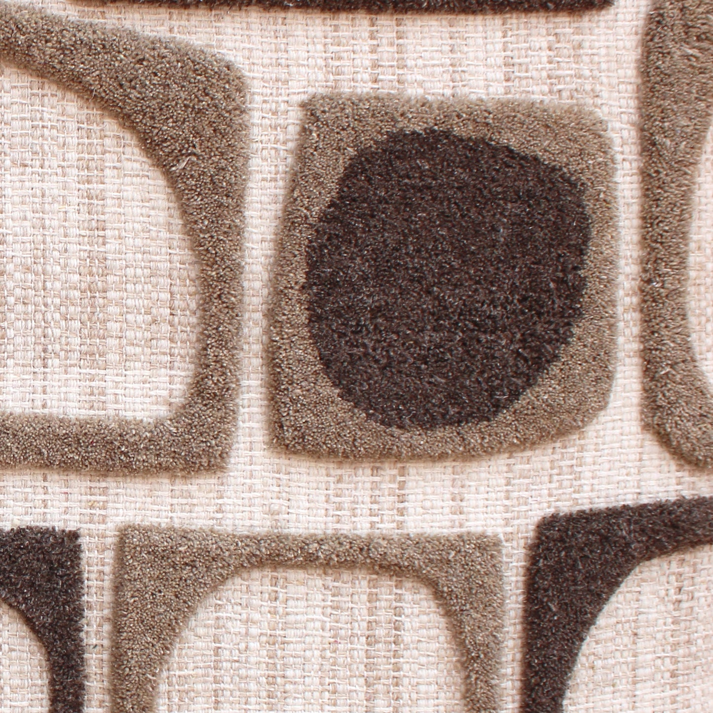 LUCETTA WALL ART AND JOURNEE WALL ART - BEIGE/BROWN - HANDWOVEN/OVER TUFTED - WOOL & MDF