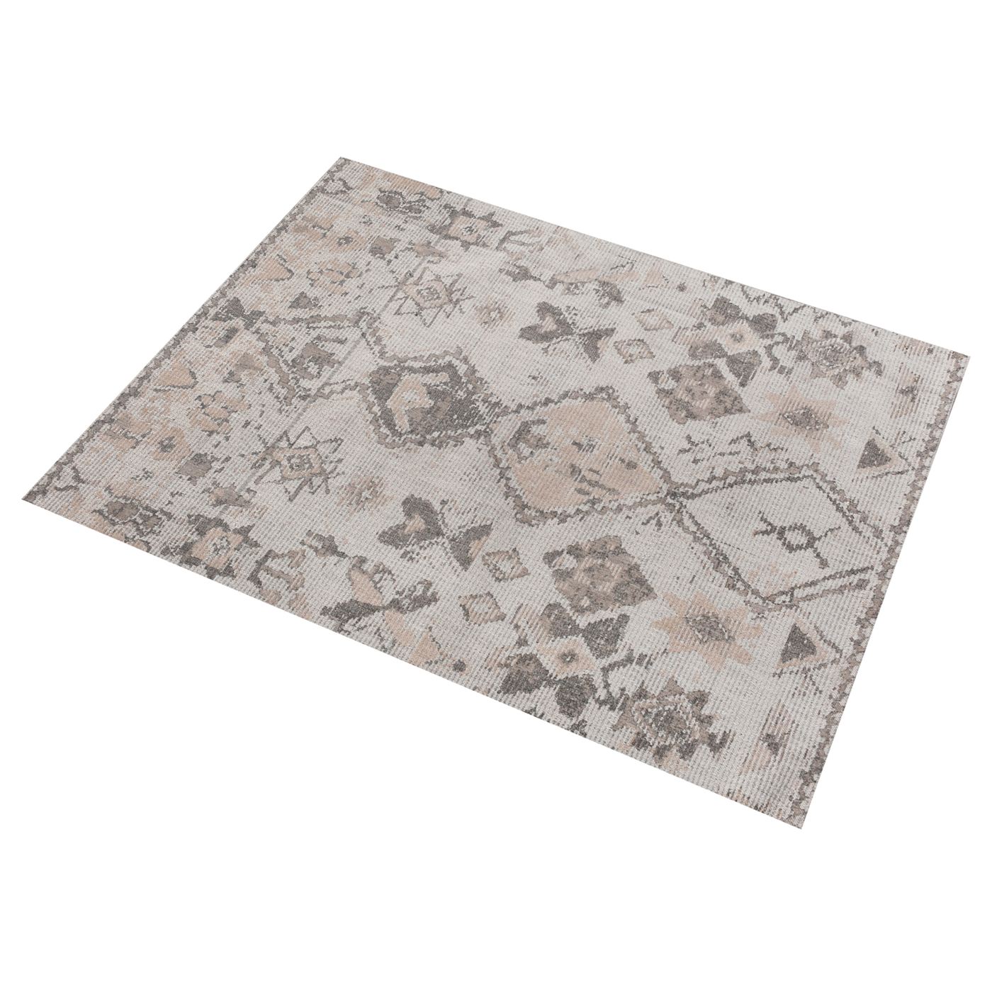 Area Rug, Bedroom Rug, Living Room Rug, Living Area Rug, Indian Rug, Office Carpet, Office Rug, Shop Rug Online, Wool Polyester Blend, Grey, Jaquard Durry, Flat Weave, tribal