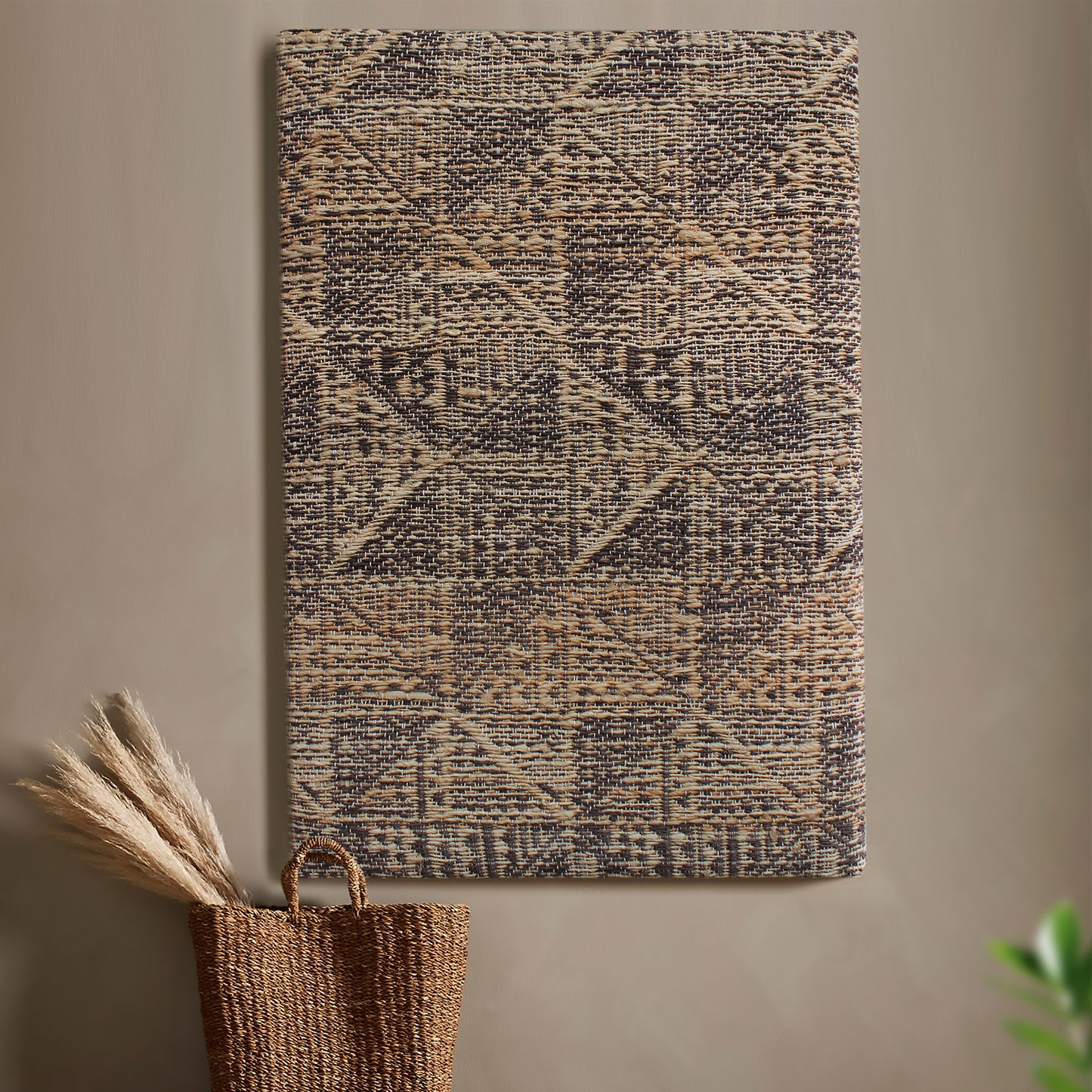 MANCHES WALL ART - JUTE - MDF STRUCTURE
