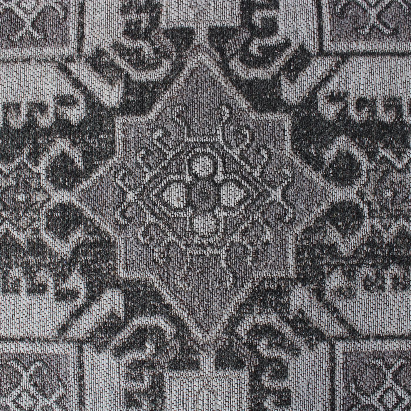 Area Rug, Bedroom Rug, Living Room Rug, Living Area Rug, Indian Rug, Office Carpet, Office Rug, Shop Rug Online, Wool Polyester Blend, Grey, Charcoal, Jaquard Durry, Flat Weave, traditional