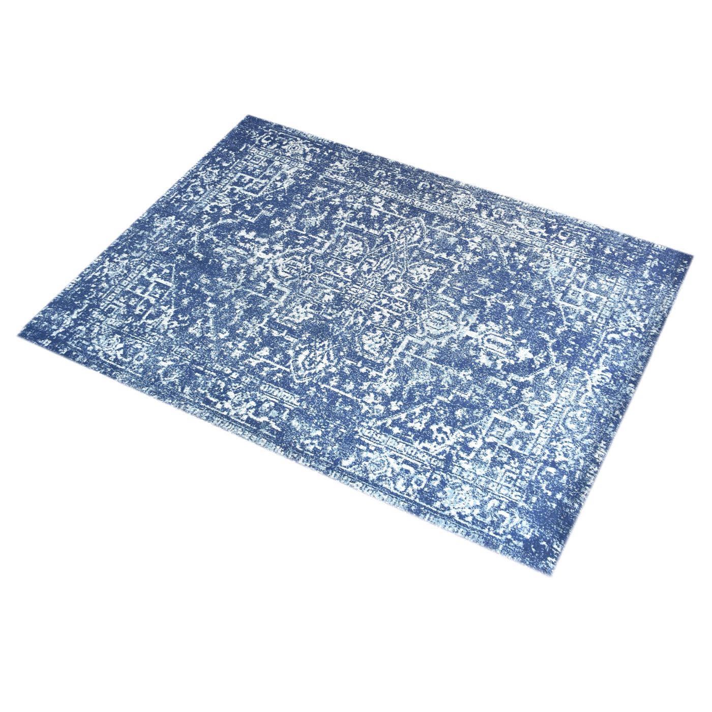 "Area Rug, Bedroom Rug, Living Room Rug, Living Area Rug, Indian Rug, Office Carpet, Office Rug, Shop Rug Online, Cotton Chenille , Blue, , Oriental"