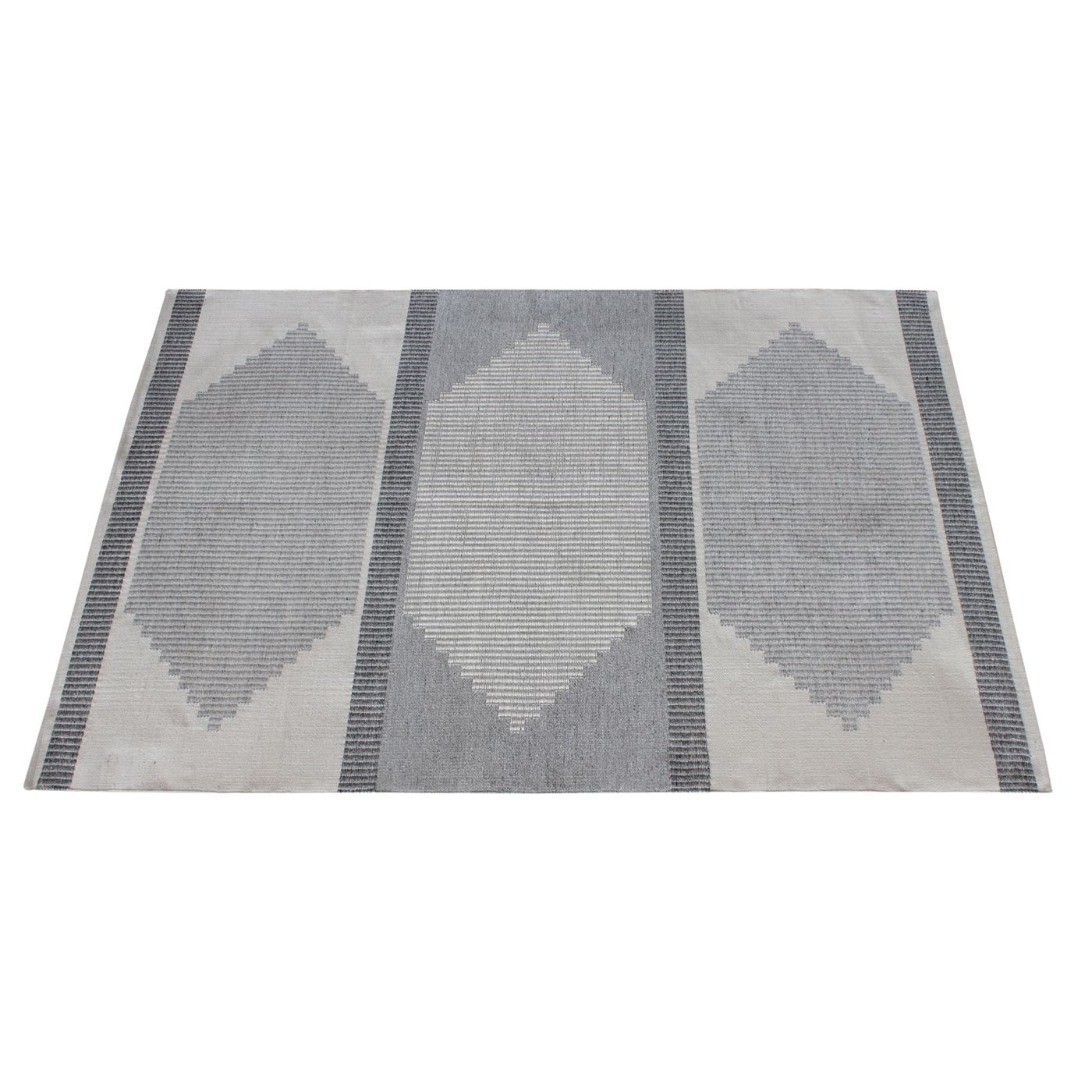 Area Rug, Bedroom Rug, Living Room Rug, Living Area Rug, Indian Rug, Office Carpet, Office Rug, Shop Rug Online, Pet, Grey, Pitloom, Flat Weave, Geometrical