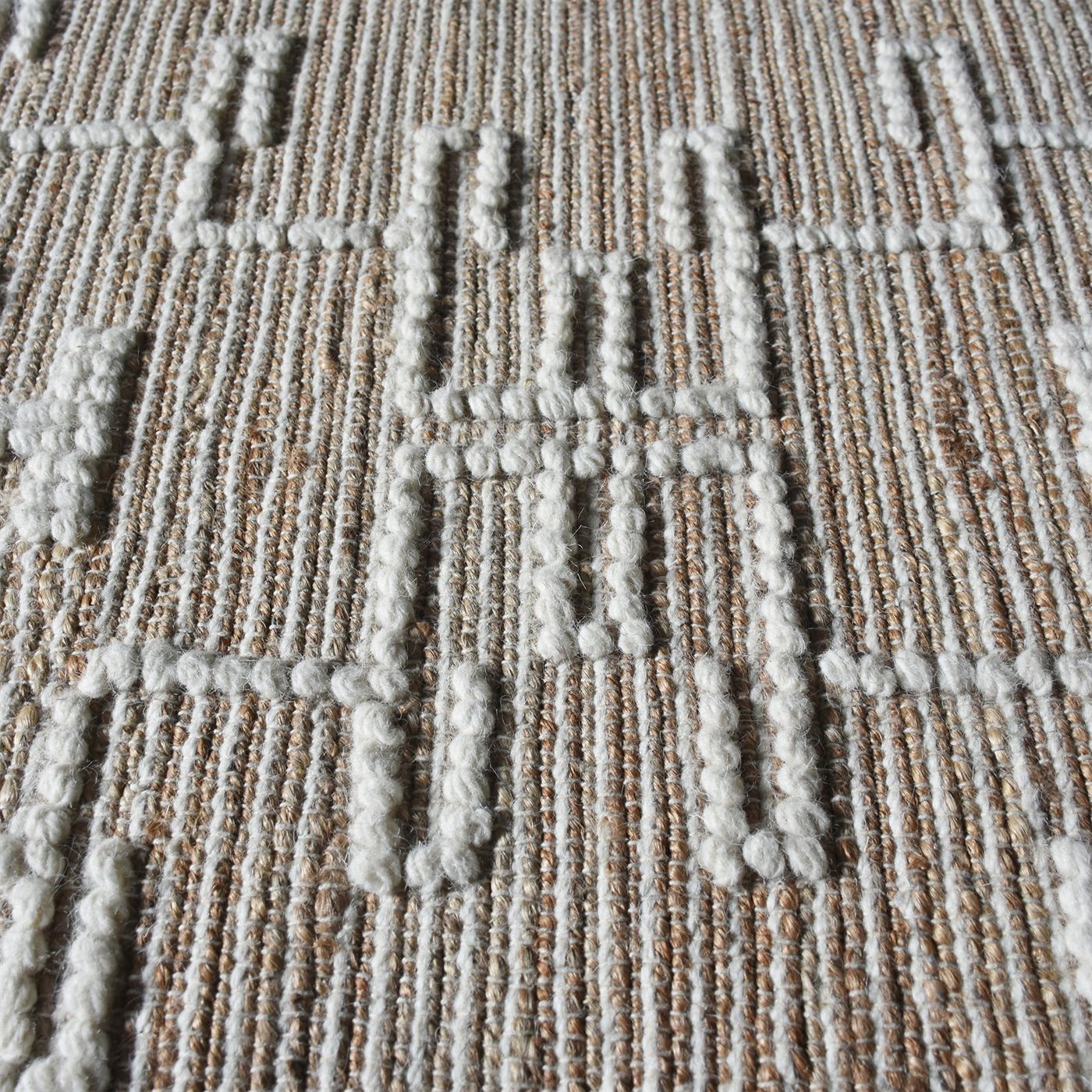 Area Rug, Bedroom Rug, Living Room Rug, Living Area Rug, Indian Rug, Office Carpet, Office Rug, Shop Rug Online, Hemp, Wool, Natural, Natural White, Pitloom, All Loop, Modern