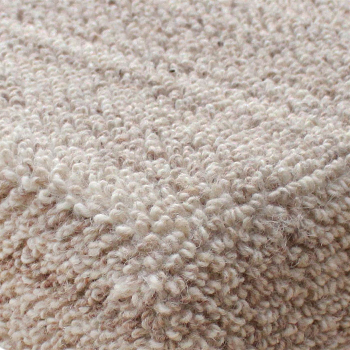 Nizam Foot Stool, Wool, Beige, Hand woven, All Loop