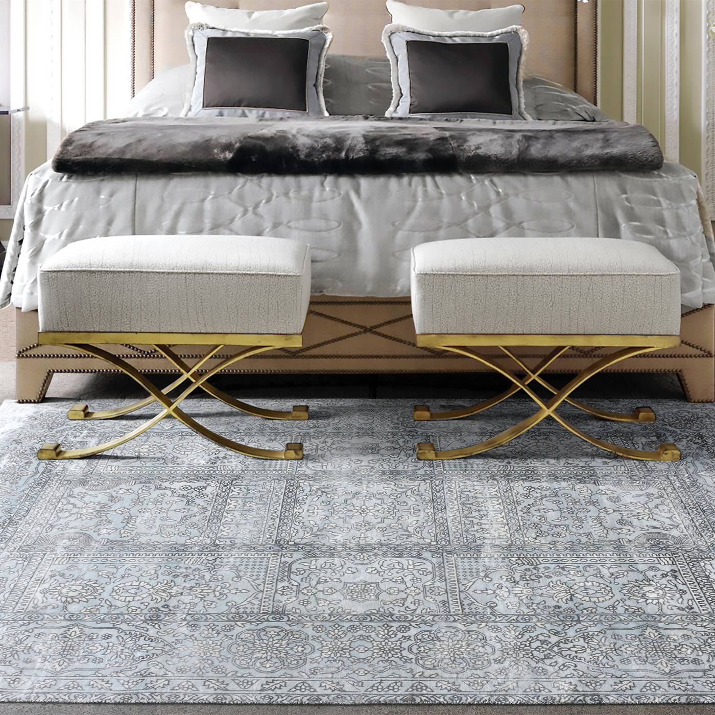 Area Rug, Bedroom Rug, Living Room Rug, Living Area Rug, Indian Rug, Office Carpet, Office Rug, Shop Rug Online, Grey, Natural White, Viscose, Hand Woven, Printed, Handwoven, All Cut, Captivating