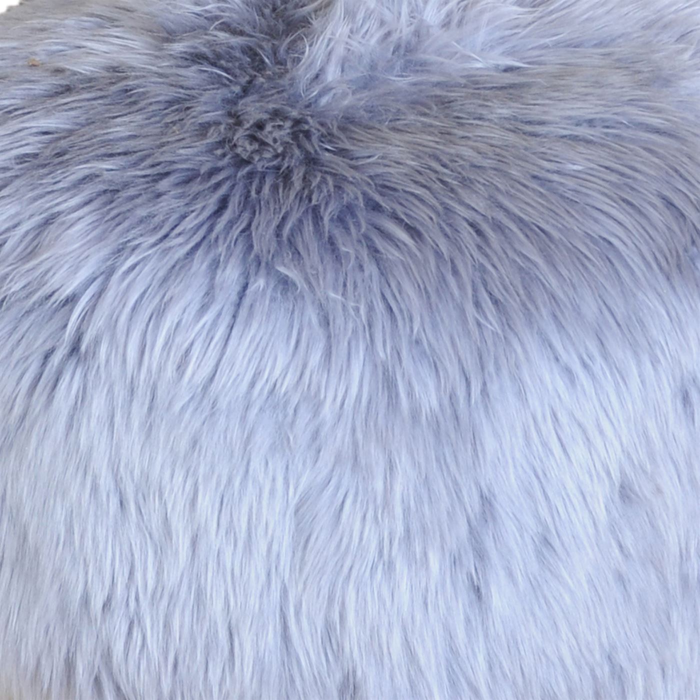 Nordic Stool, Sheep Hide, Grey, Hm Stitching, Flat Weave