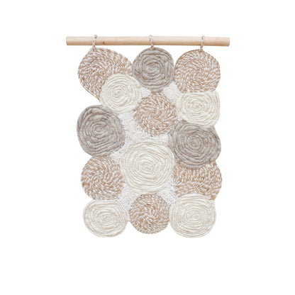 OCTAGON WALL HANGING - WOOL / COTTON
