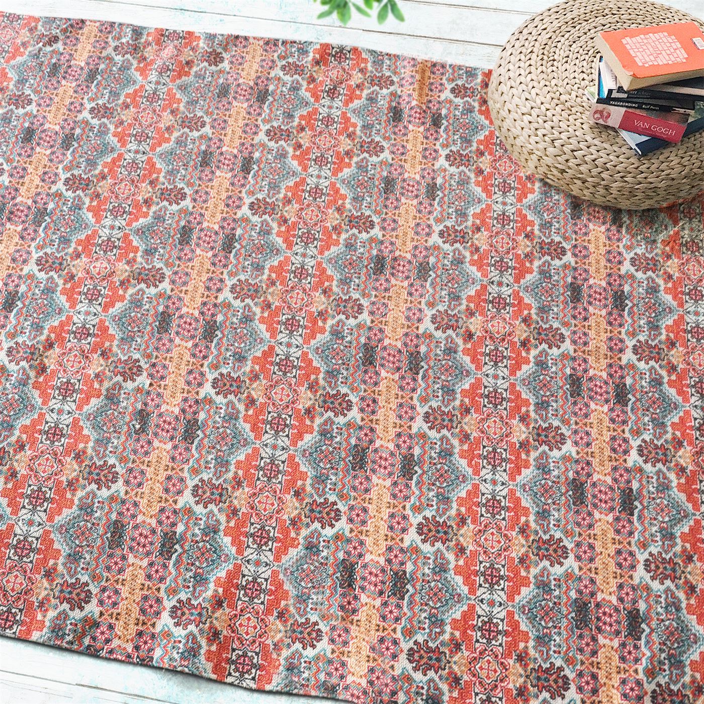 Area Rug, Bedroom Rug, Living Room Rug, Living Area Rug, Indian Rug, Office Carpet, Office Rug, Shop Rug Online, Cotton, Multi, Pitloom, Flat Weave, Printed