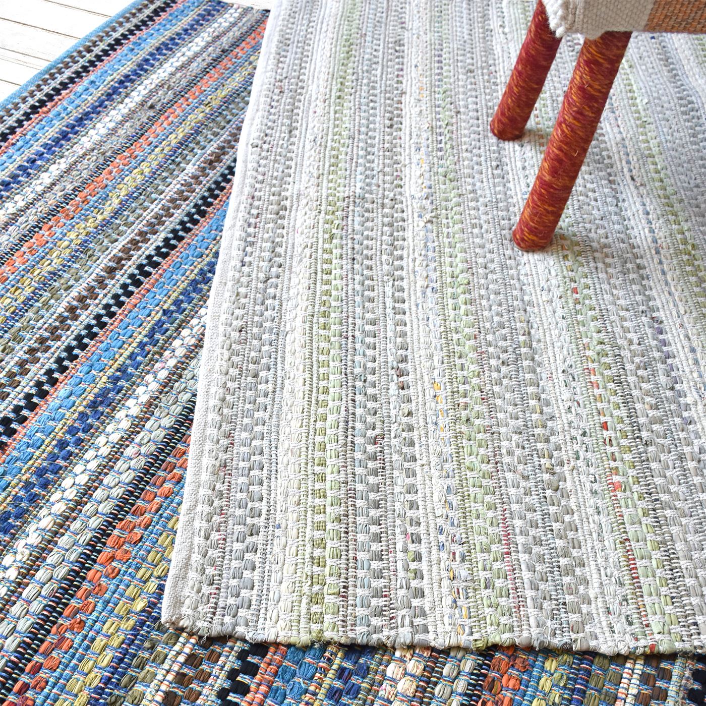 Area Rug, Bedroom Rug, Living Room Rug, Living Area Rug, Indian Rug, Office Carpet, Office Rug, Shop Rug Online, Recycled Fabric, Multi, Pitloom, Flat Weave, plane