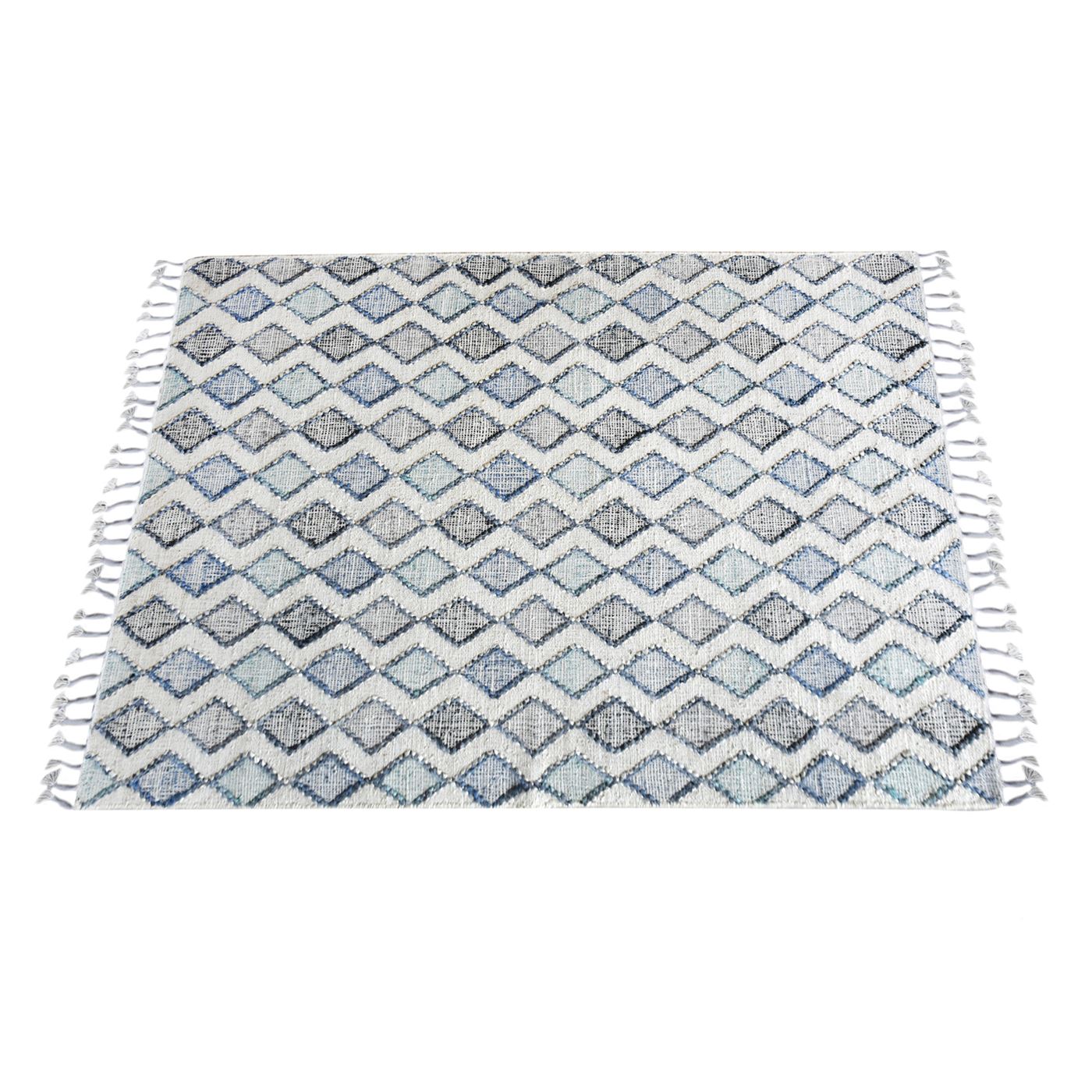 Area Rug, Bedroom Rug, Living Room Rug, Living Area Rug, Indian Rug, Office Carpet, Office Rug, Shop Rug Online, Hemp, Pet, Beige, Grey, Blue, , Geometrical