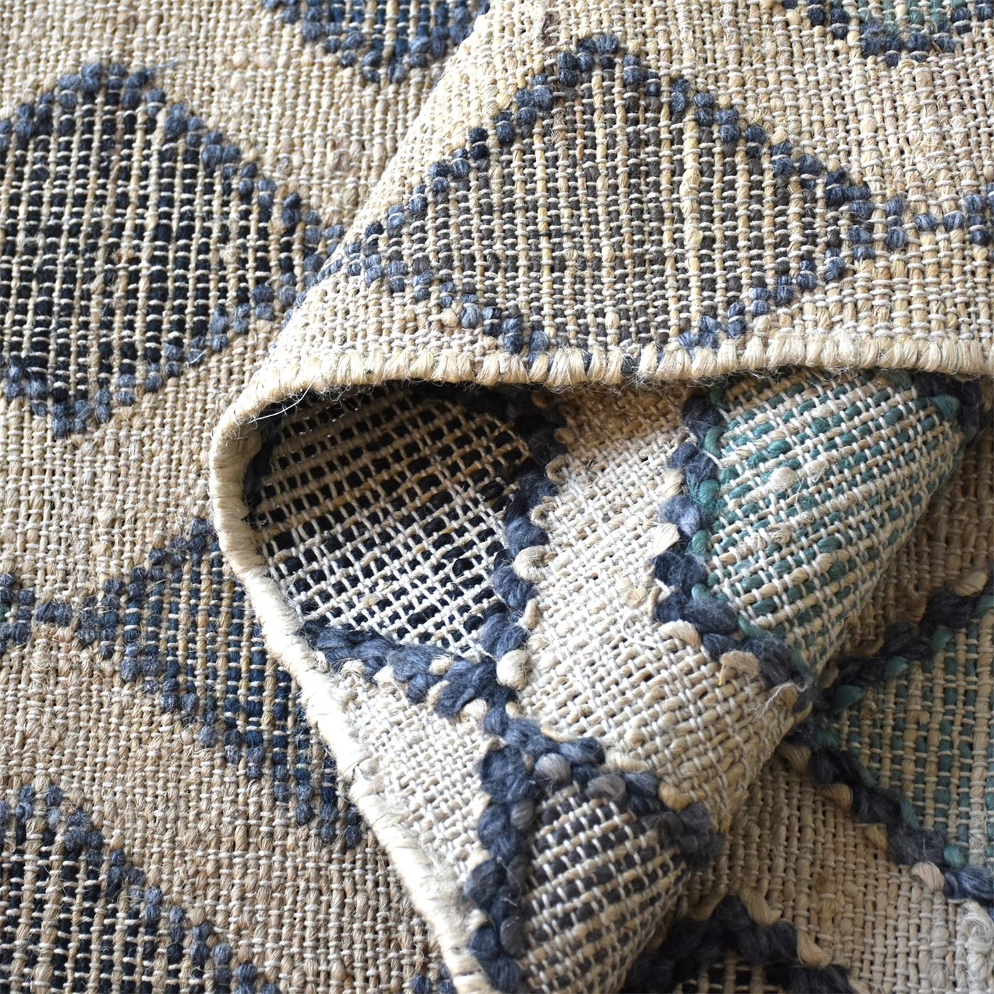 Area Rug, Bedroom Rug, Living Room Rug, Living Area Rug, Indian Rug, Office Carpet, Office Rug, Shop Rug Online, Hemp, Pet, Beige, Grey, Blue, , Geometrical